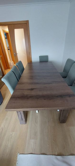 Mesa extensível 8 lugares