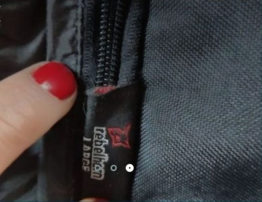 Spodnie skórzane na motor