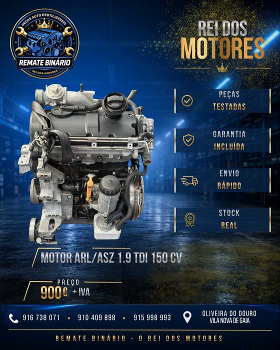Motor ARL/ASZ 1.9 TDI 150 CV