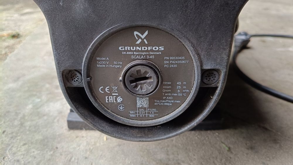 Pompa wody hydrofor Grundfos Scala 1 3-45