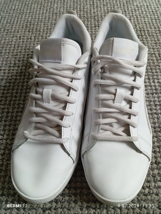 białe sneakersy damskie model Puma Smash r. 40,5