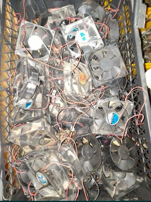 Вентилятор 80*80*25мм-12в-14шт