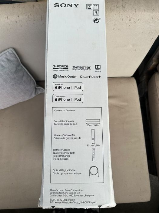 Soundbar SONY HT-MT 300