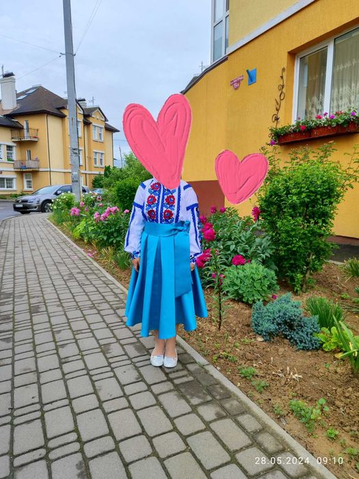 Вишиванка+ спідниця на дівчинку