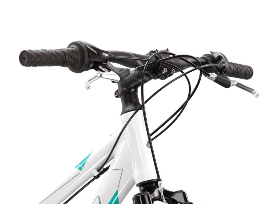 Rower Kross Evado 1.0 biało seledynowy rama 19 (L) koła 28