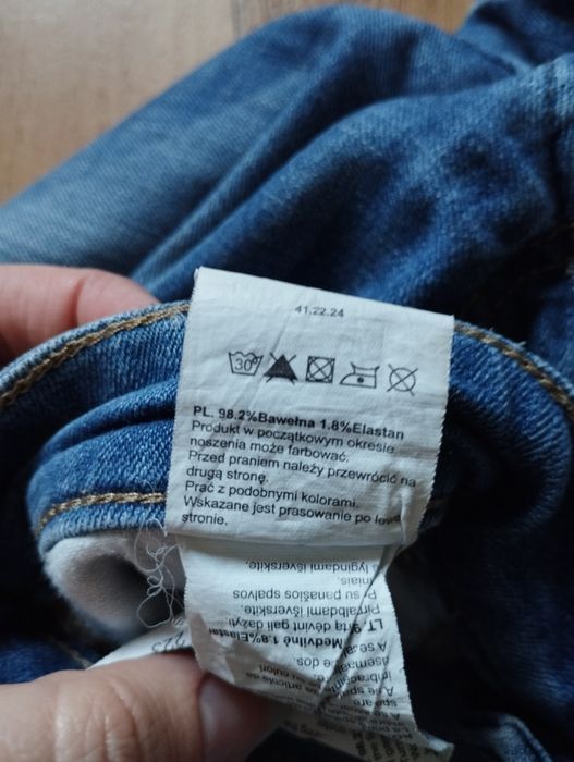 Big Star W27 L30 spodnie jeansowe rurki skinny fit