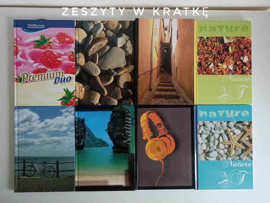 Zeszyty twarda i miękka oprawa