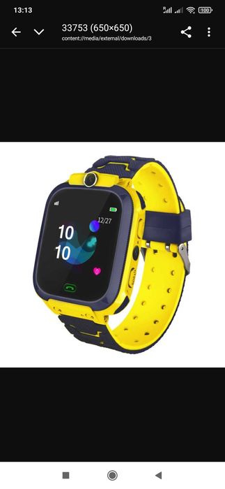 Zegarek Q12 dla Dzieci, Wodoodporny Детские смарт часы с сим картой