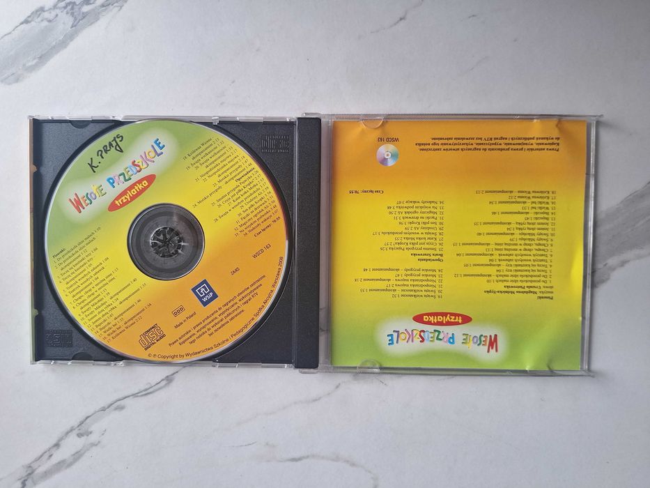 wesołe przedszkole trzylatka cd piosenki
