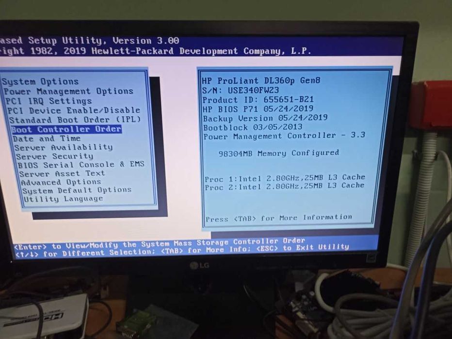 Сервер HP DL360p Gen8 / 2×E5-2680 v2 / 96 ГБ / 20 ядер, 40 потоків