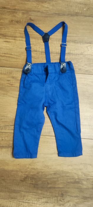 Chłopięce Eleganckie spodnie z szelkami