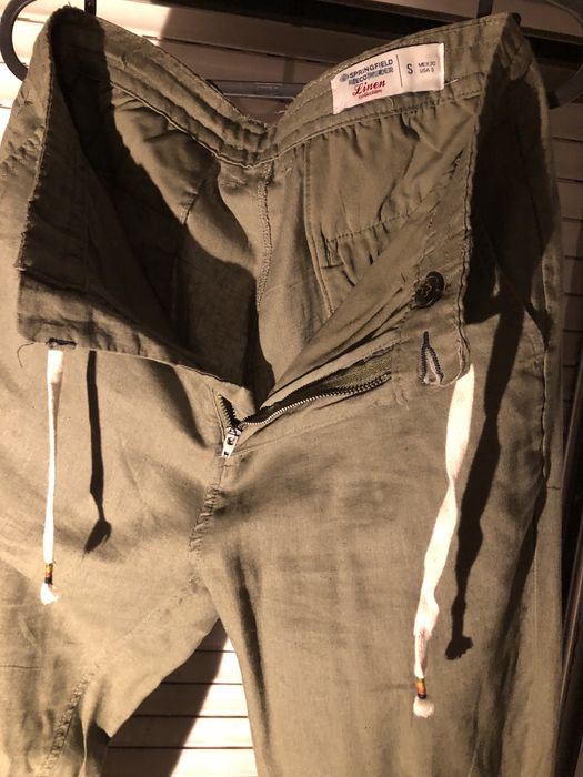2 pares calças linho Springfield