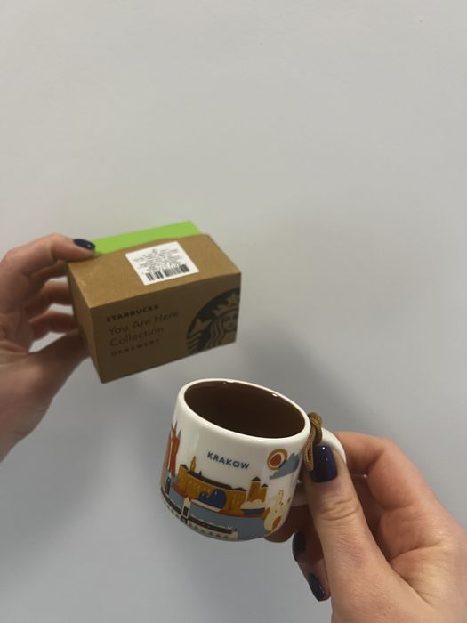 Filiżanka Kraków Starbucks ornament kubek Polska