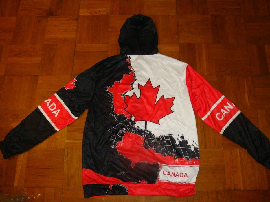 Толстовка - Худи CANADA с застёжкой и капюшоном  , размер XL ( 54-56 )