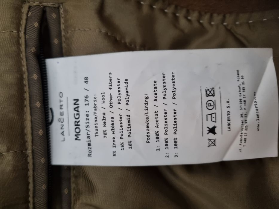 Płaszcz męski Lancerto Morgan