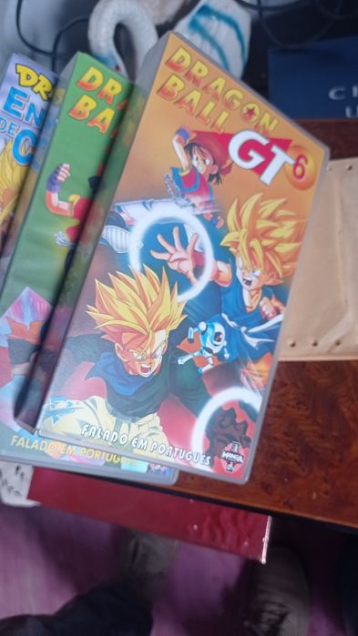 Oito cassetes dragonboll