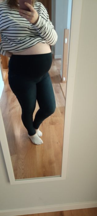 Ubrania ciążowe bluza jeansy