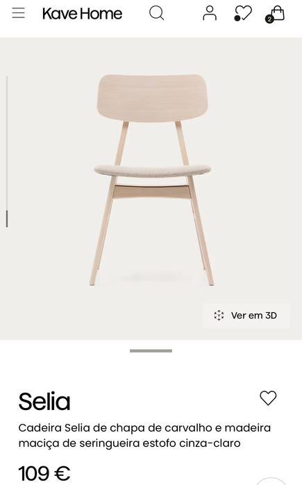 4 Cadeiras Kave Home