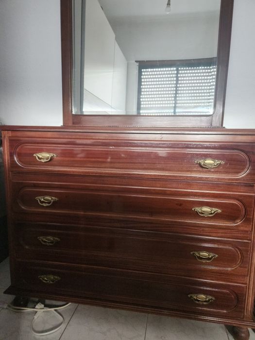 Conjunto moveis madeira