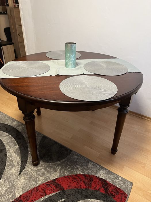 Stół rozkładany okrągły