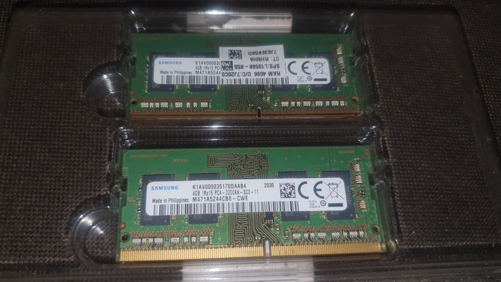 Pamięć RAM Samsung 8GB 2x4GB DDR4 3200MHz SODIMM  Nowe