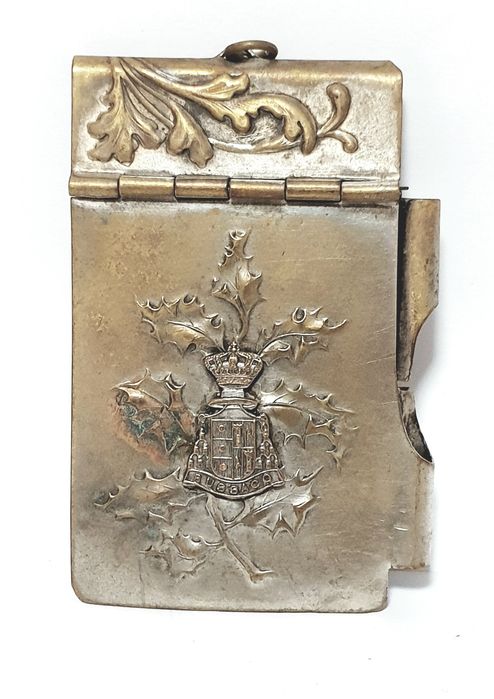 Lindo antigo carnet de bal português "Bussaco" Arte Nova