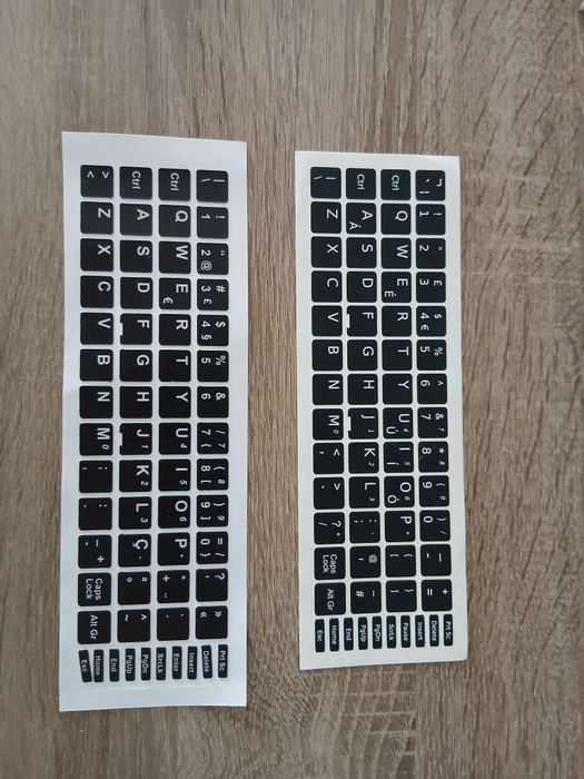 Stickers Teclado PT/EN – Corrige Teclas Gastas e Layout Internacional