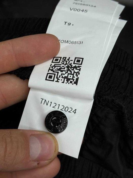 Карго штаны Stone Island Nylon Metal Черные Оригинал