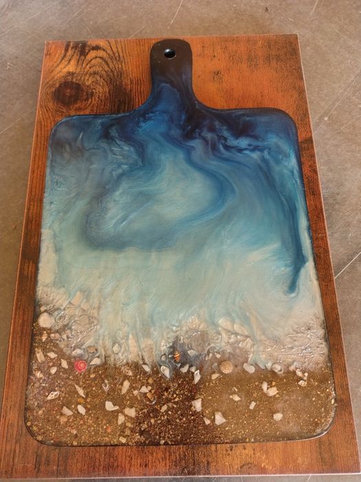 Deska Do Krojenia z żywicy epoksydowej 33,5x20,8 cm