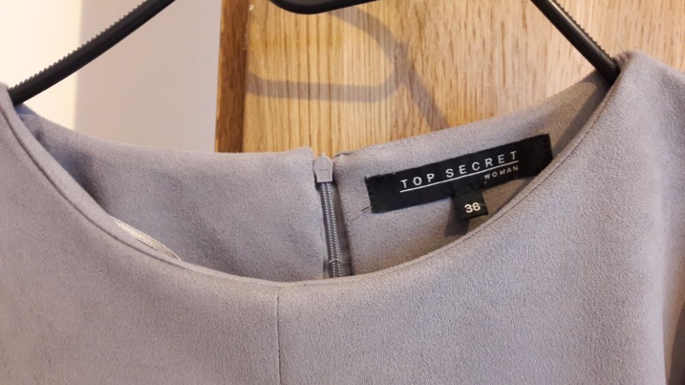 Zamszowa sukienka Top Secret