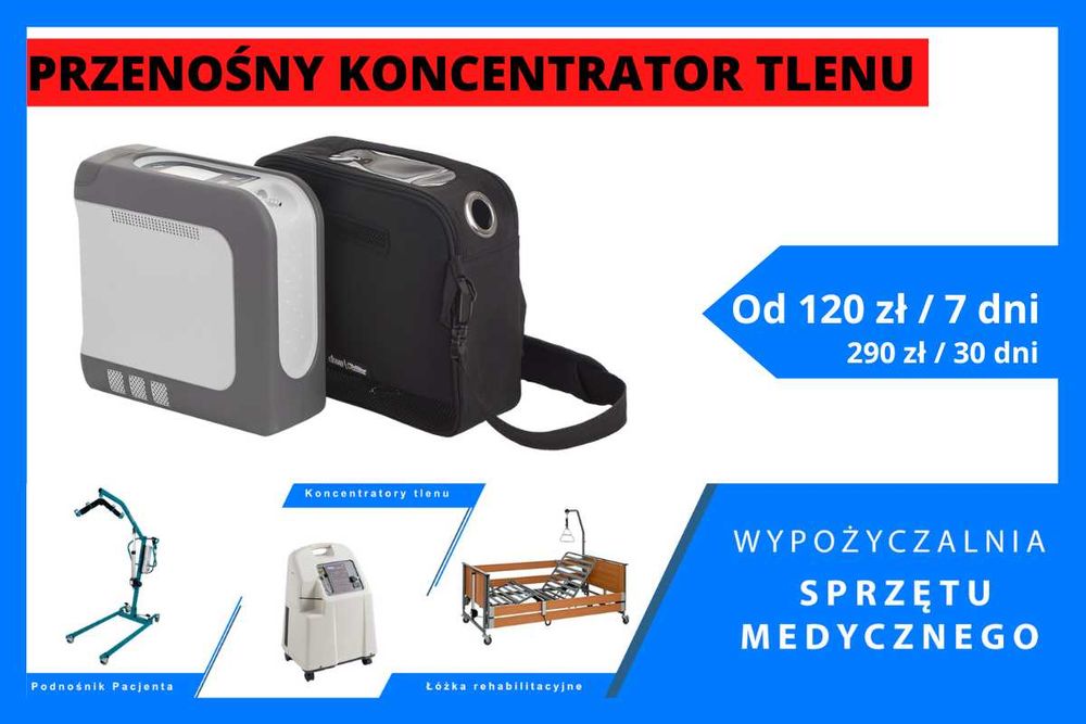 Przenośny koncentrator tlenu - Katowice, Bielsko, Czechowice, Tychy