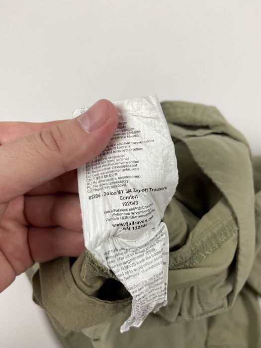 Fjallraven Doloa MT 3/4 Zip-off trousers  size 44 women’s