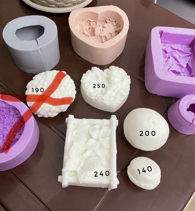 Форми для миловаріння/мила. Прикраси, скраб