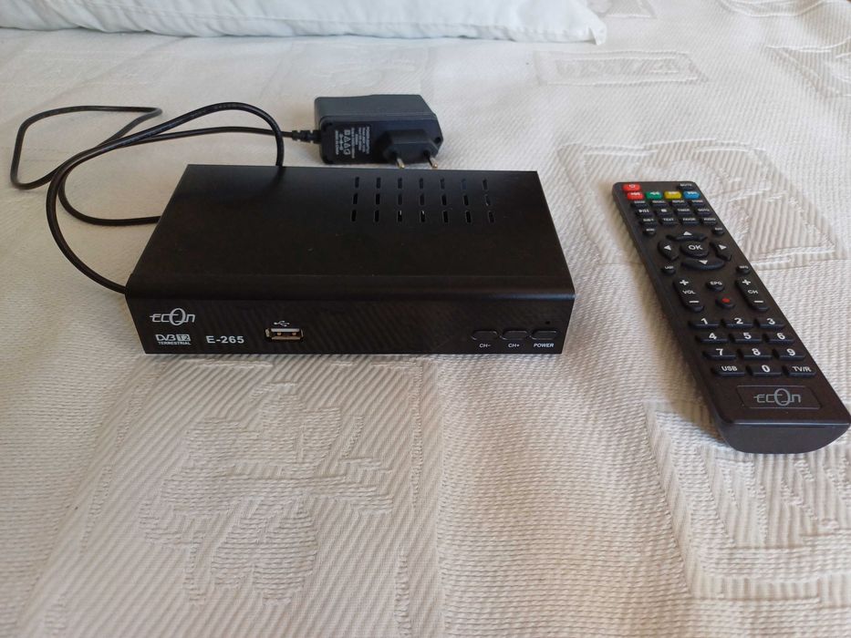 TV BOX ECon DVB para televisoes em excelente estado