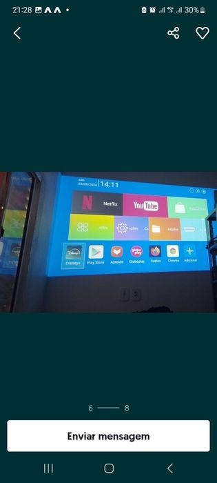 Vendo projetor magcubic novo na caixa