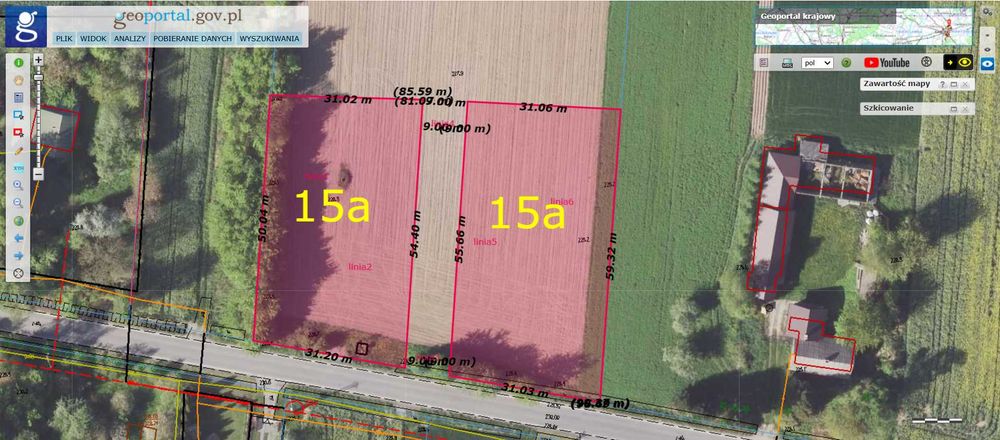 Działka Jarosławiec 15arów