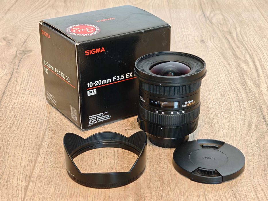 obiektyw szerokokątny Sigma 10-20mm F3.5 EX DC HSM – mocowanie Nikon