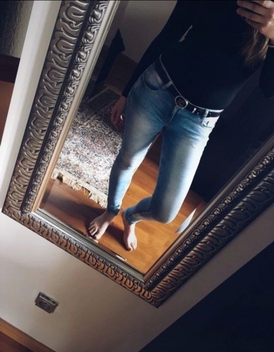 Jeansy rurki skinny jeans Zara 36 S
