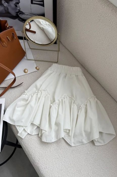 спідниця-шорти біла