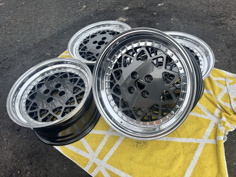 Custom 17" OZ 8/9" 4x100 skręcane 3tlg,bbs,oz + opony