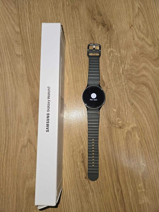 Smartwatch Galaxy Watch7 44mm, komplet + 4x szkło + spigen modern fit
