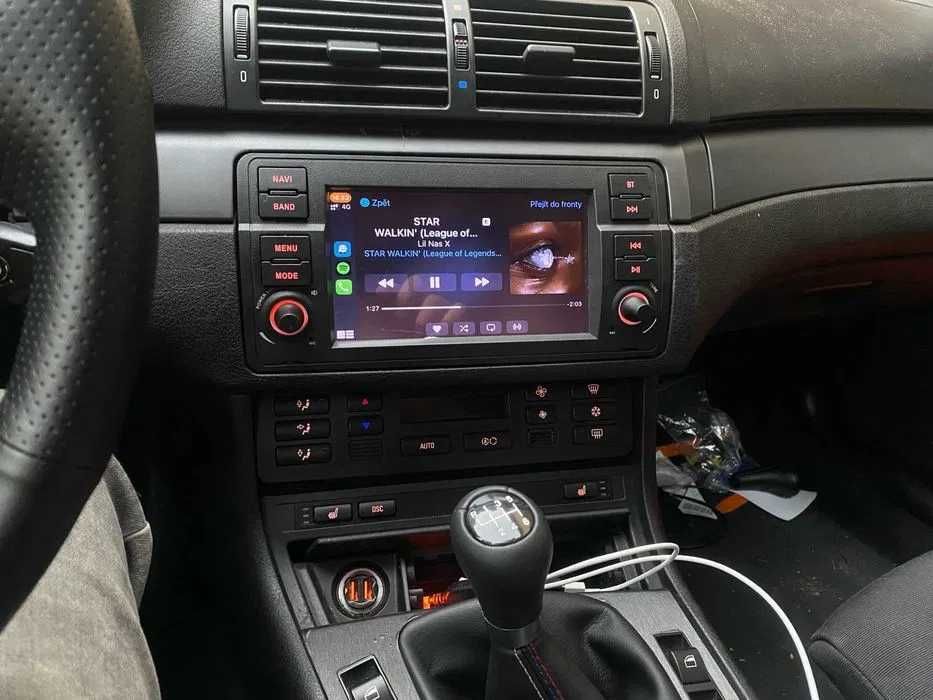 Radio 2din Bmw e46 Bluetooth Android 4/64GB CarPlay AndroidAuto nowe