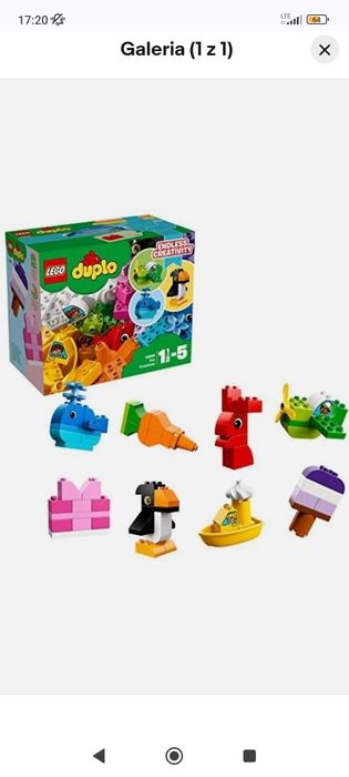 Duplo LEGO 10865 wyjątkowe budowle 70 el.