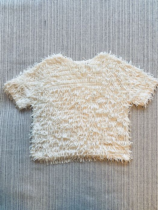 T-shirt z frędzelkami ZARA
