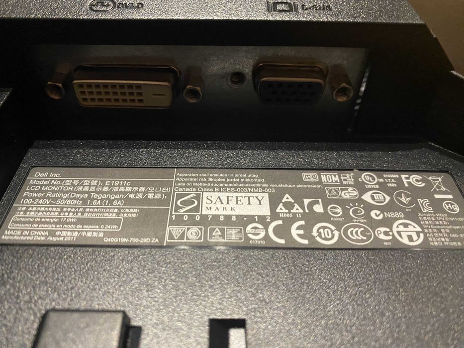 Dell E1911c 19" Monitor64551597908099120