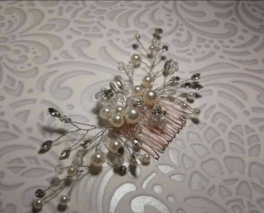 Stroik ozdoba do włosów fascynator wesele przyjęcie impreza fryzury