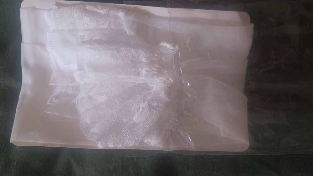 Pończochy nowe białe do pasa