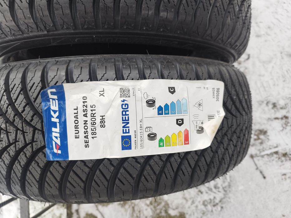 4 x NOWE całoroczne Falken 185/60/15 88H XL NOWE 2022rok
