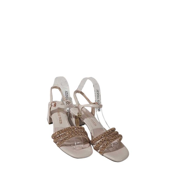 Damskie sandały marki Marco Tozzi. Rozmiar 37, kolor powder 28385