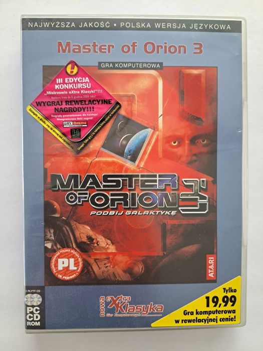 PC cd-rom Gra: Master of Orion 3, podbij Galaktykę